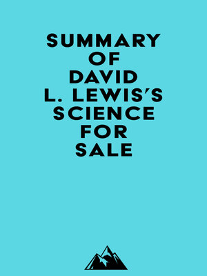 cover image of Summary of David L. Lewis's Science for Sale